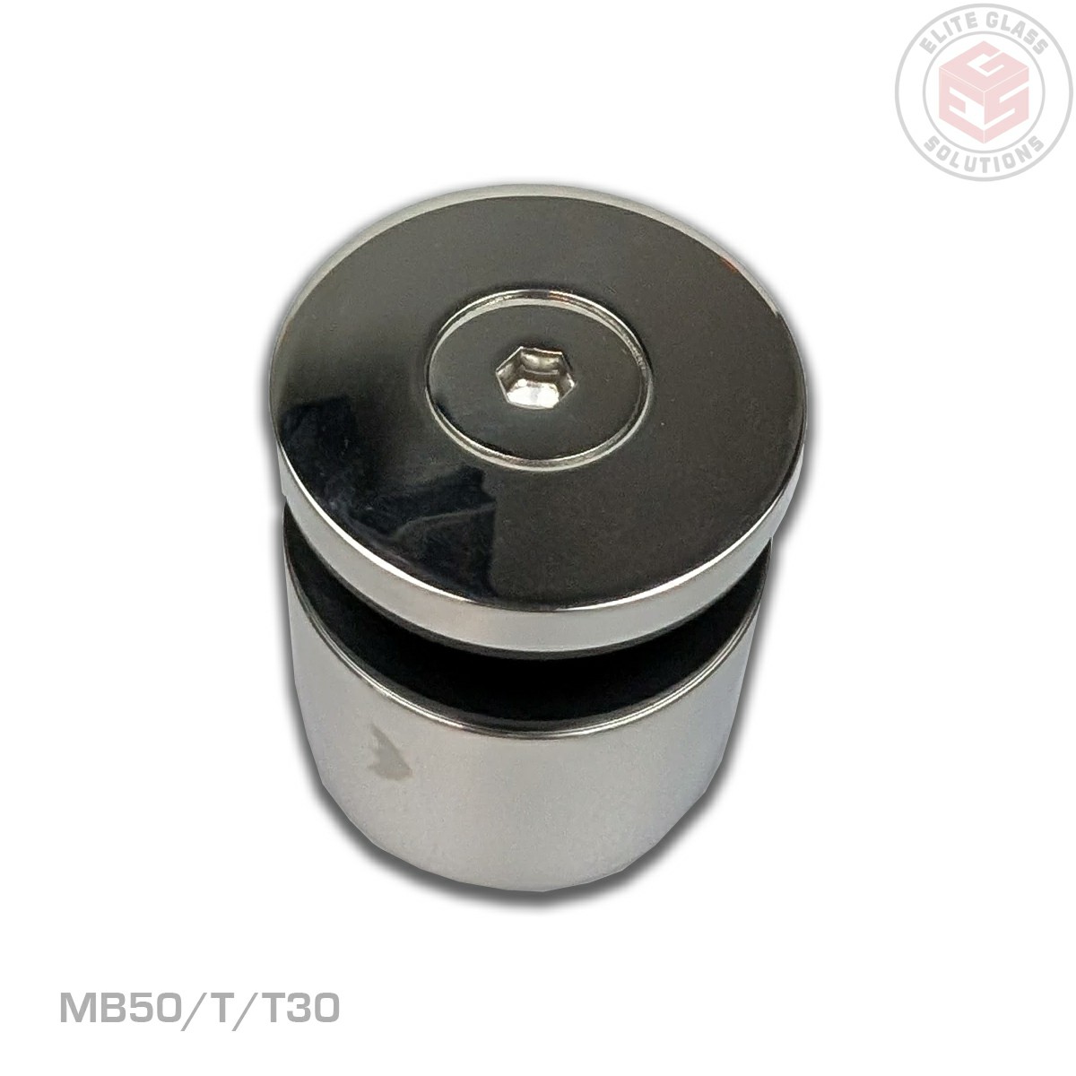 Anchor - Heavy Duty - Single Disc - 50mm Diameter - 30mm Spacer - Polished Stainless Steel